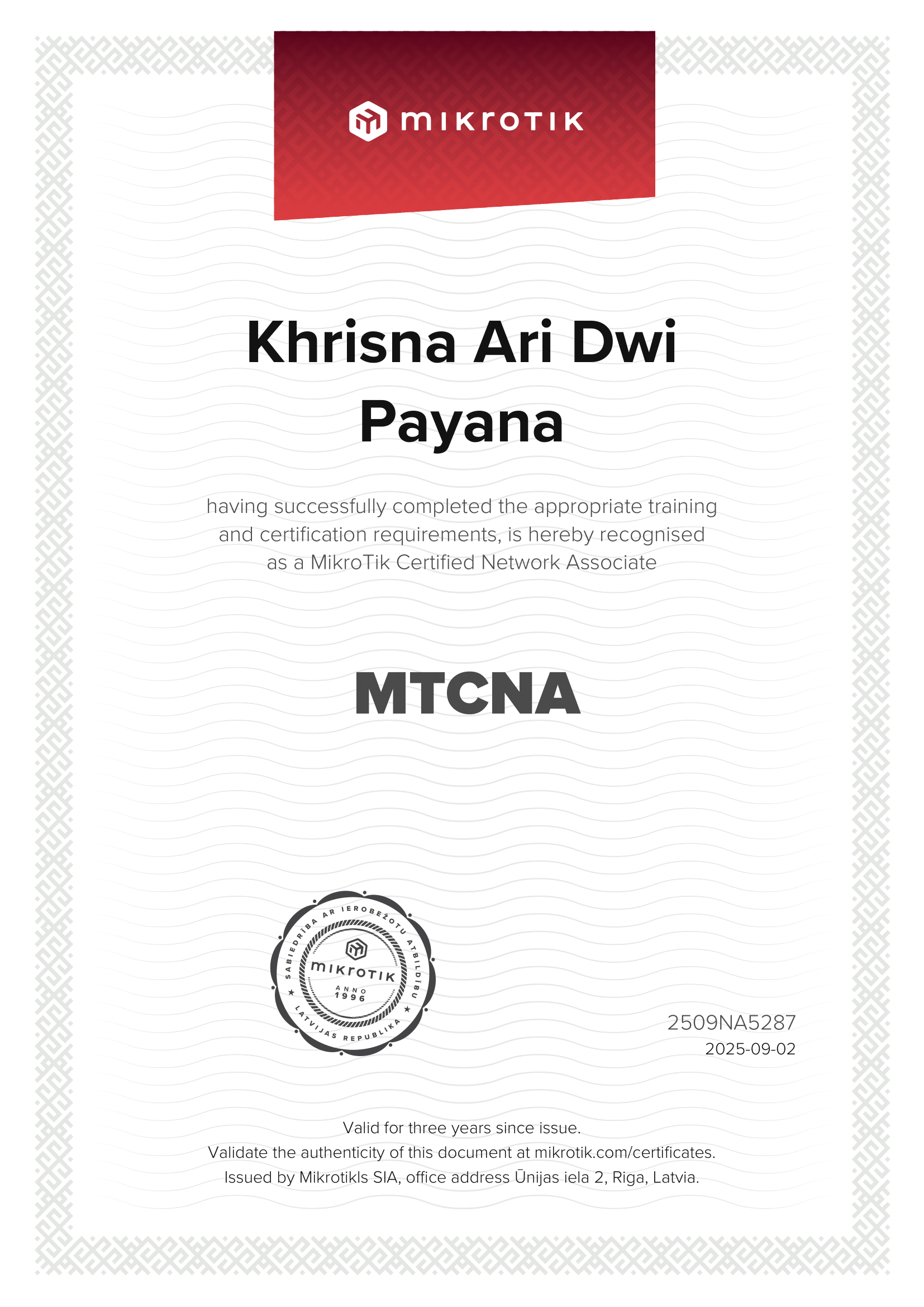 Mikrotik MTCNA